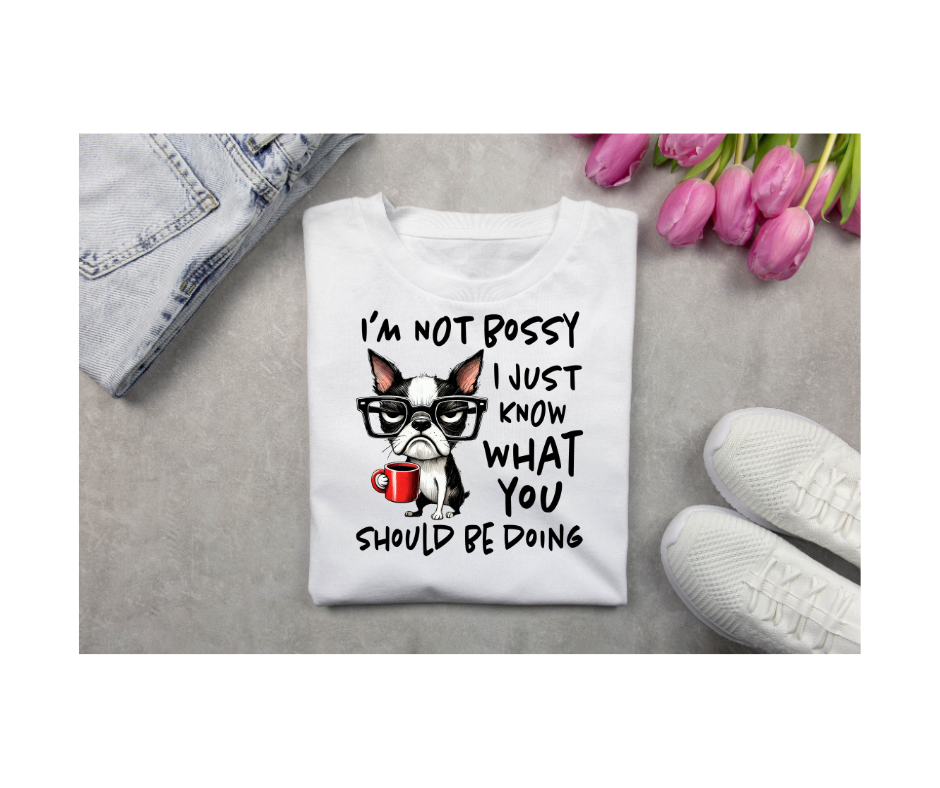 I'm Not Bossy" Graphic Tee image 1