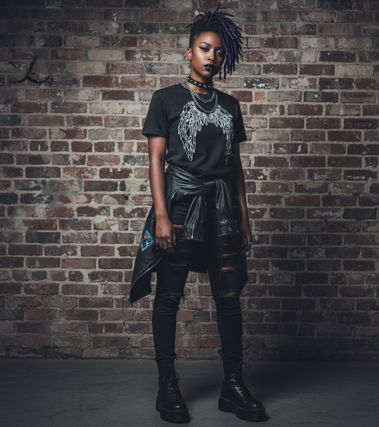 Wings Of Light - Soft Wash Unisex Tshirt- Infused with Amethyst