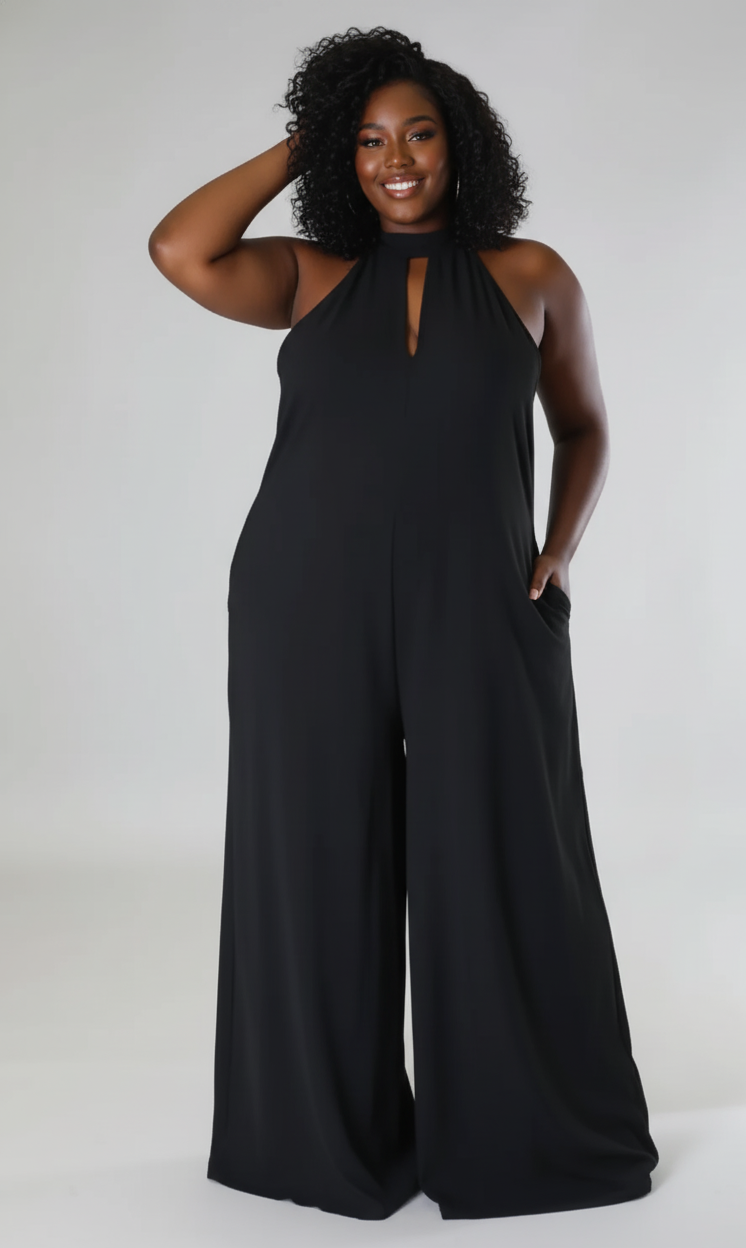 The Maci Babe Jumpsuit - Plus Size