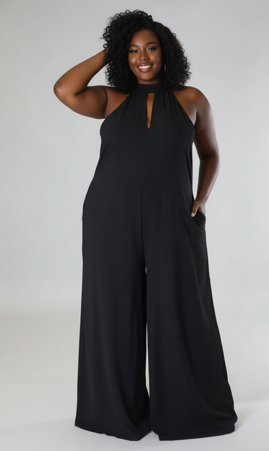 The Maci Babe Jumpsuit - Plus Size